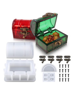 Molde de Silicona Actvty Cofre del Tesoro 8.9x6.4x7.6cm