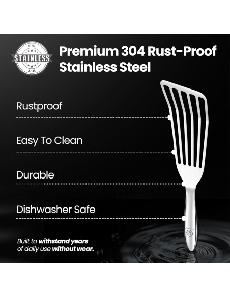 Juego de Espátulas de Pescado Gourmet Easy - Acero Inoxidable Juego de Espátulas de Pescado Gourmet Easy - Acero Inoxidable