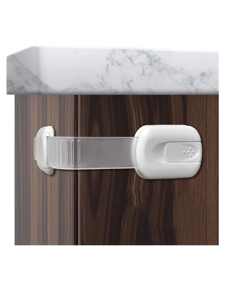 Cierres de Seguridad para Armarios OKEFAN - 12 Pestillos Adhesivos