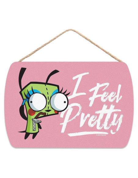 Decoración de Pared Madera Gir Me Siento Bonita Open Road