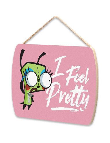 Decoración de Pared Madera Gir Me Siento Bonita Open Road