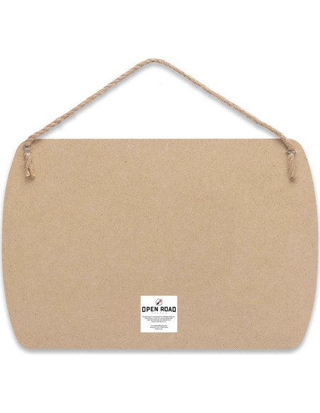 Decoración de Pared Madera Gir Me Siento Bonita Open Road