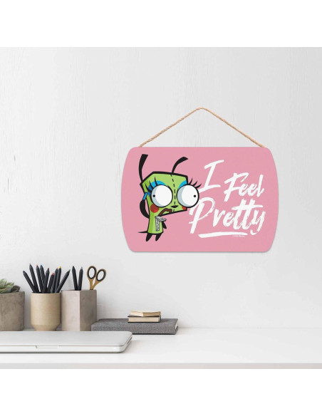 Decoración de Pared Madera Gir Me Siento Bonita Open Road