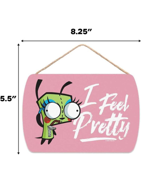 Decoración de Pared Madera Gir Me Siento Bonita Open Road