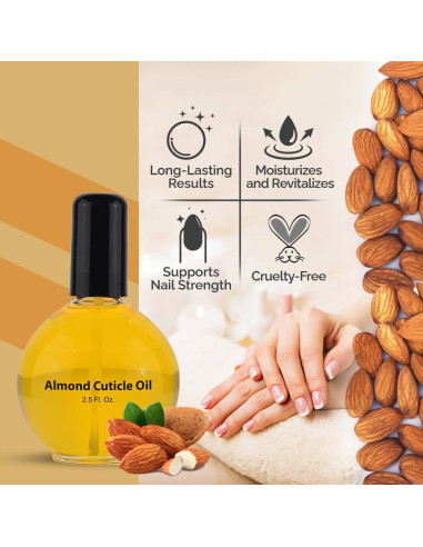 Aceite Revitalizante para Cutículas PRO NAIL 70.87 ml - Almendra