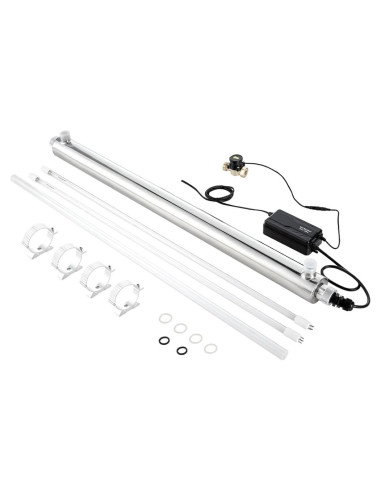 Purificador de Agua UV VEVOR 55W 12 GPM Acero Inoxidable