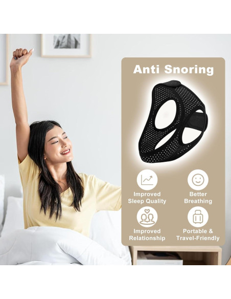 Correa para la Barbilla Antisnoring Aikaplus 53cm Ajustable