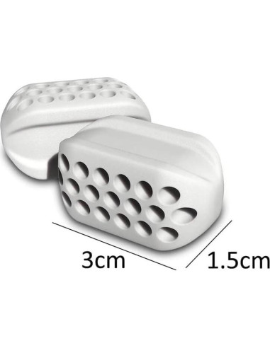 Bola de Ejercitador de Mandíbula GANPUB Blanca 24.68x12.92cm