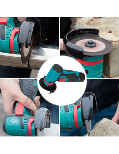 Amoladora Angular Inalámbrica Loyliawa 12V 19500rpm Azul