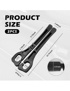 Organizador de Espacio Auto YGDMD 2 Piezas EVA Negro 2