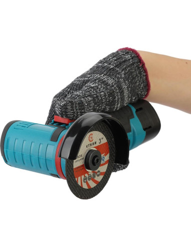 Amoladora Angular Inalámbrica Loyliawa 12V 19500rpm Azul