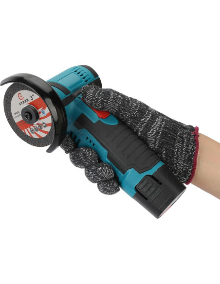 Amoladora Angular Inalámbrica Loyliawa 12V 19500rpm Azul