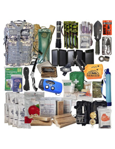 Mochila de Supervivencia Sirius Survival 50L - Kit de Emergencia 72 Horas