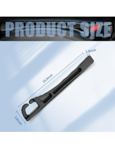 Organizador Relleno Espacio Asiento Coche Pincuttee 2Pcs Negro 2