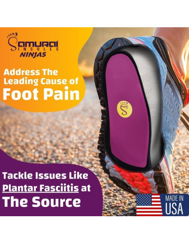 Plantillas Samurai Insoles Ninjas Soporte Arco Alivio Fascitis