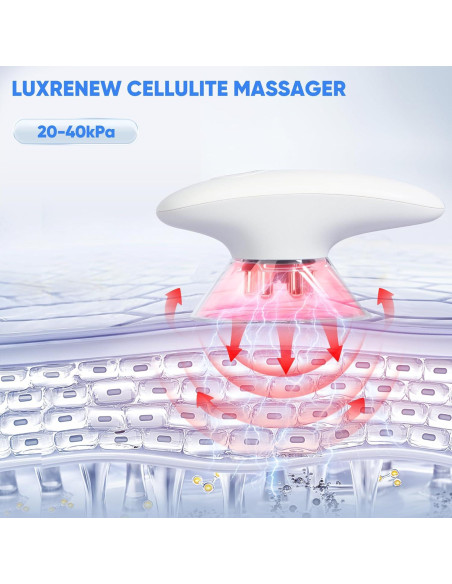 Masajeador Eléctrico de Celulitis 3-en-1 Ciyada - Blanco