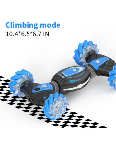 Coche RC Contixo SC1 4WD Acrobacias Sensor de Gestos Azul 2