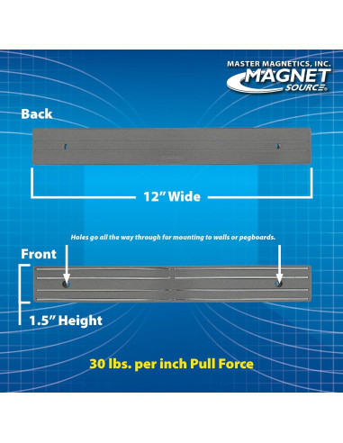 Soporte Magnético para Herramientas Master Magnetics 30 cm Gris