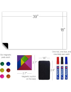Papel Contacto Pizarra Blanca Magnética Septo 99x46 cm 2