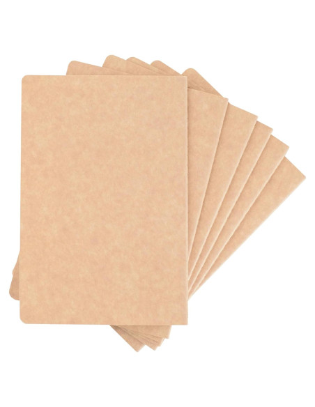 Cuaderno A5 TWONE Kraft Rayado - Paquete de 6 Unidades
