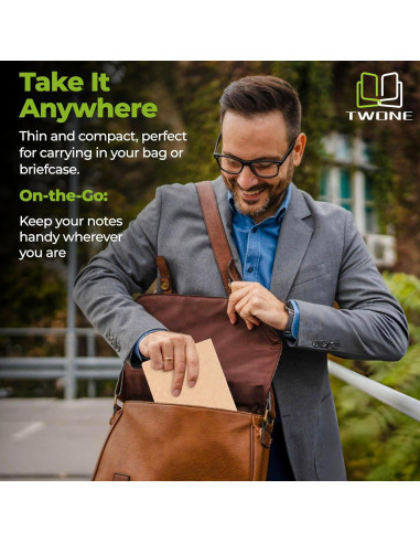 Cuaderno A5 TWONE Kraft Rayado - Paquete de 6 Unidades