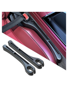 Organizador de Espacio entre Asientos de Coche Piburth 2PCS Negro