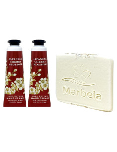 Crema de Manos Manteca de Karité 2x29ml + Jabón Avena Marbela