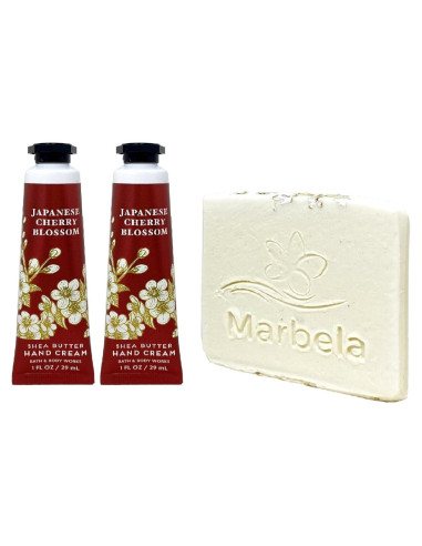 Crema de Manos Manteca de Karité 2x29ml + Jabón Avena Marbela