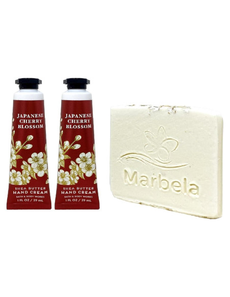 Crema de Manos Manteca de Karité 2x29ml + Jabón Avena Marbela