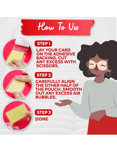 Bolsas de Laminado Autoadhesivas XFasten 10 Mil 100 Paquete 10x7.6 cm