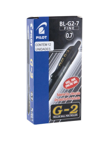 Bolígrafo Gel Retráctil Pilot G207 0.7 mm Caja de 12