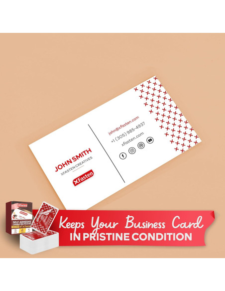 Bolsas de Laminado Autoadhesivas XFasten 10 Mil 100 Paquete 10x7.6 cm