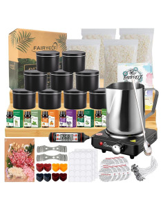 Kit de Fabricación de Velas FAIRYELF - Cera de Soja, 149 Piezas