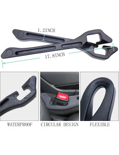 Relleno Espacio Asiento Coche C COMCROSFLY 2 Piezas Universal 2