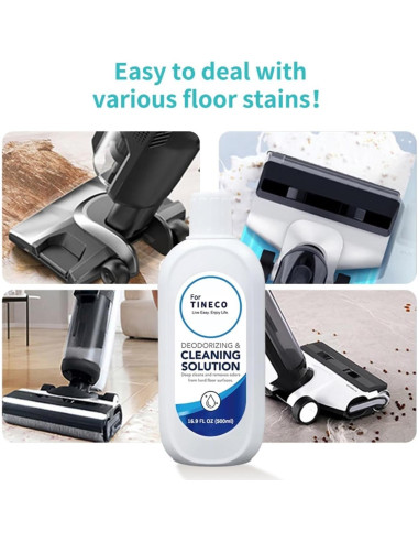 Líquido de Limpieza para Pisos 500ml HZIRIU - Compatible Tineco