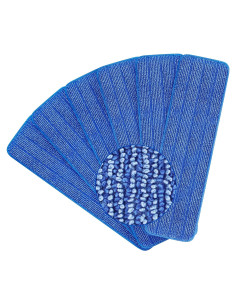 Paquete de 6 almohadillas de limpieza microfibra Onesimus 46x14 cm