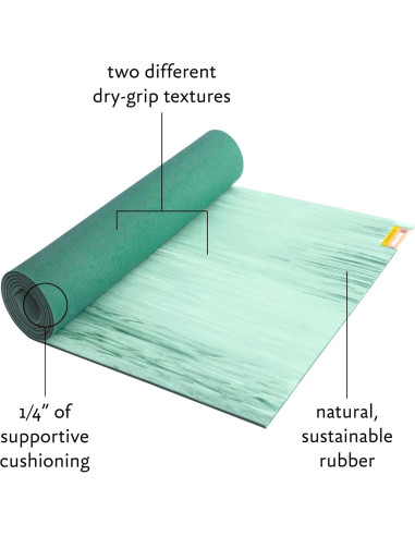 Mat de Yoga de Goma Hugger Mugger Alpino 177.8x61 cm