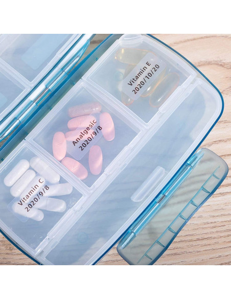 Etiquetas Adhesivas Phomemo D30, Transparentes 14mm x 28mm, 220/Rollo, 3 Rollos