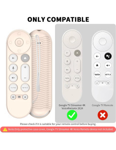 Funda de Silicona para Control Remoto Google TV 4K 2024 - 3 Pcs 2