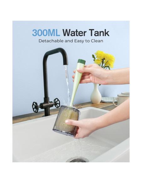 Hilo Dental Inalámbrico Demita GE203 300ML 3 Modos Negro