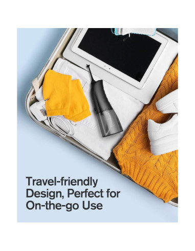 Hilo Dental Inalámbrico Demita GE203 300ML 3 Modos Negro