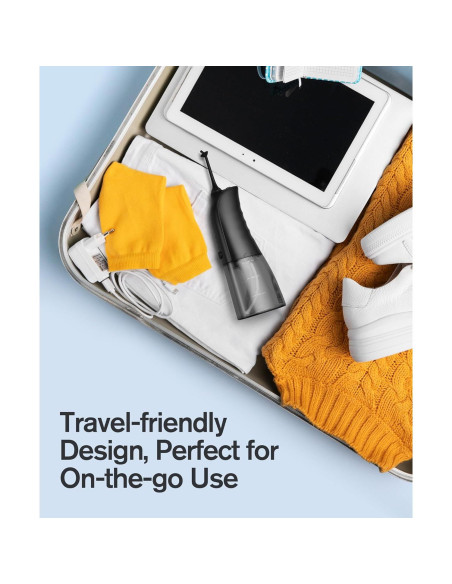 Hilo Dental Inalámbrico Demita GE203 300ML 3 Modos Negro