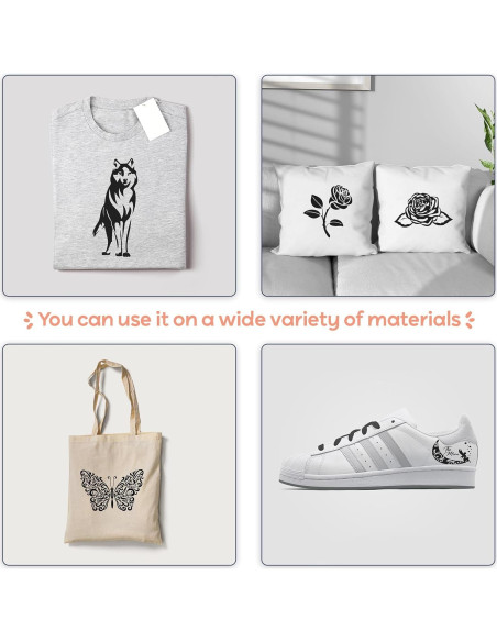 Rollo de Vinilo de Transferencia de Calor iVyne 4.57m Negro