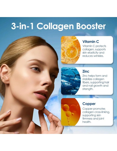 Péptidos de colágeno marino Beautide 348g con Vitamina C