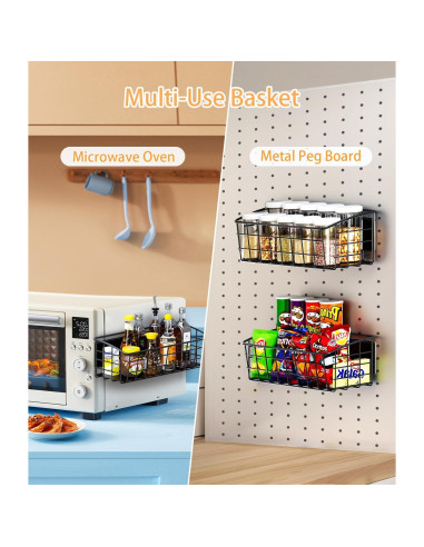 Estante Magnético PrimZooty para Especias - 4 Ganchos, 4.54 kg