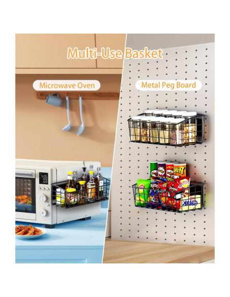 Estante Magnético PrimZooty para Especias - 4 Ganchos, 4.54 kg