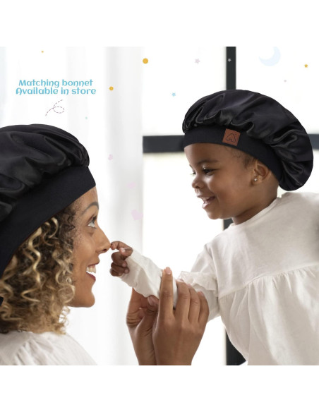 Gorro de Satén Ajustable para Niños Hat Hut - 1 a 8 Años