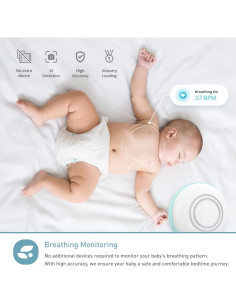 Monitor de Bebé Lollipop CABC-LOL Wi-Fi con Detección de Llanto 2