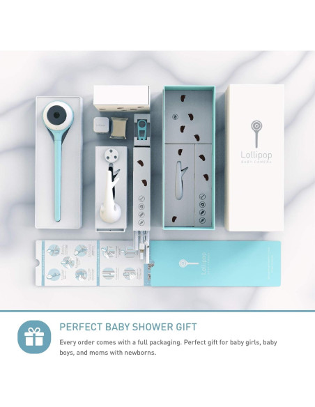 Monitor de Bebé Lollipop CABC-LOL Wi-Fi con Detección de Llanto