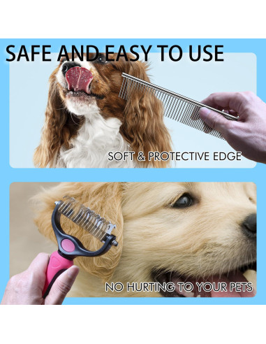 Combo Cepillo de Aseo OneCut y Peine Desenredante Azul